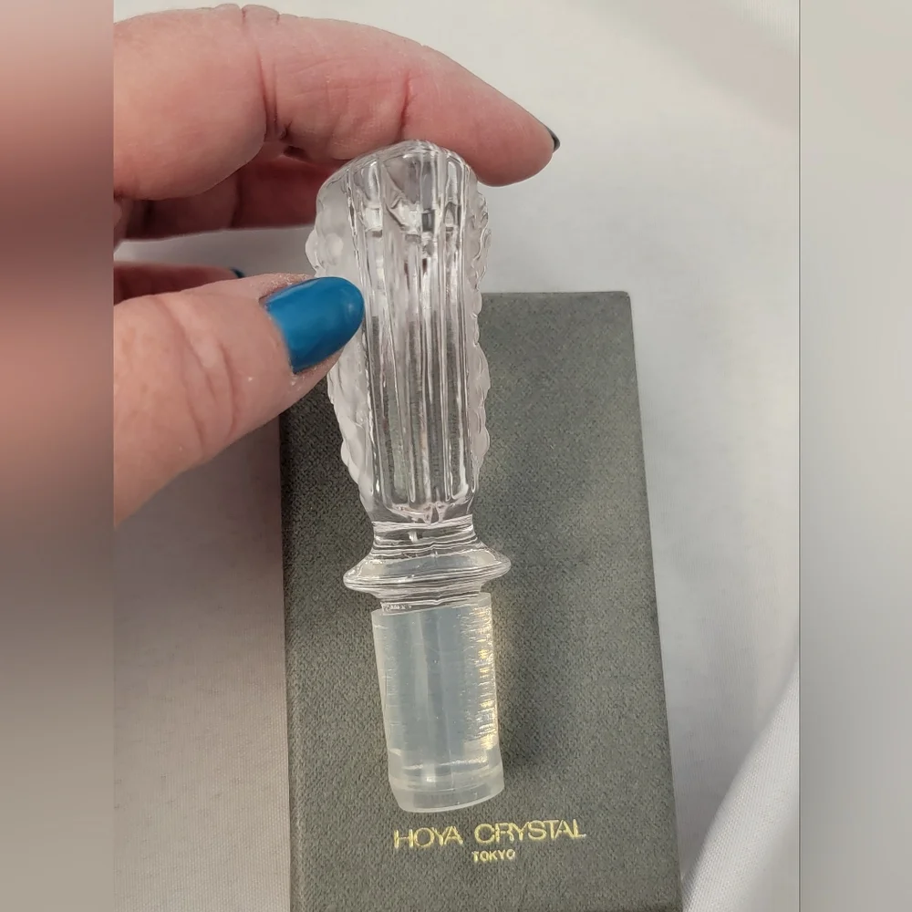 Hoya Crystal Corp. Crystal Wine Stopper